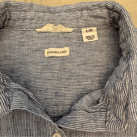 Weatherproof Blue Cap Sleeveless Collar Blouse - Picture 4 of 6